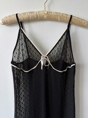 Vintage Victoria’s Secret Sheer Lace Maxi Slip Dress
